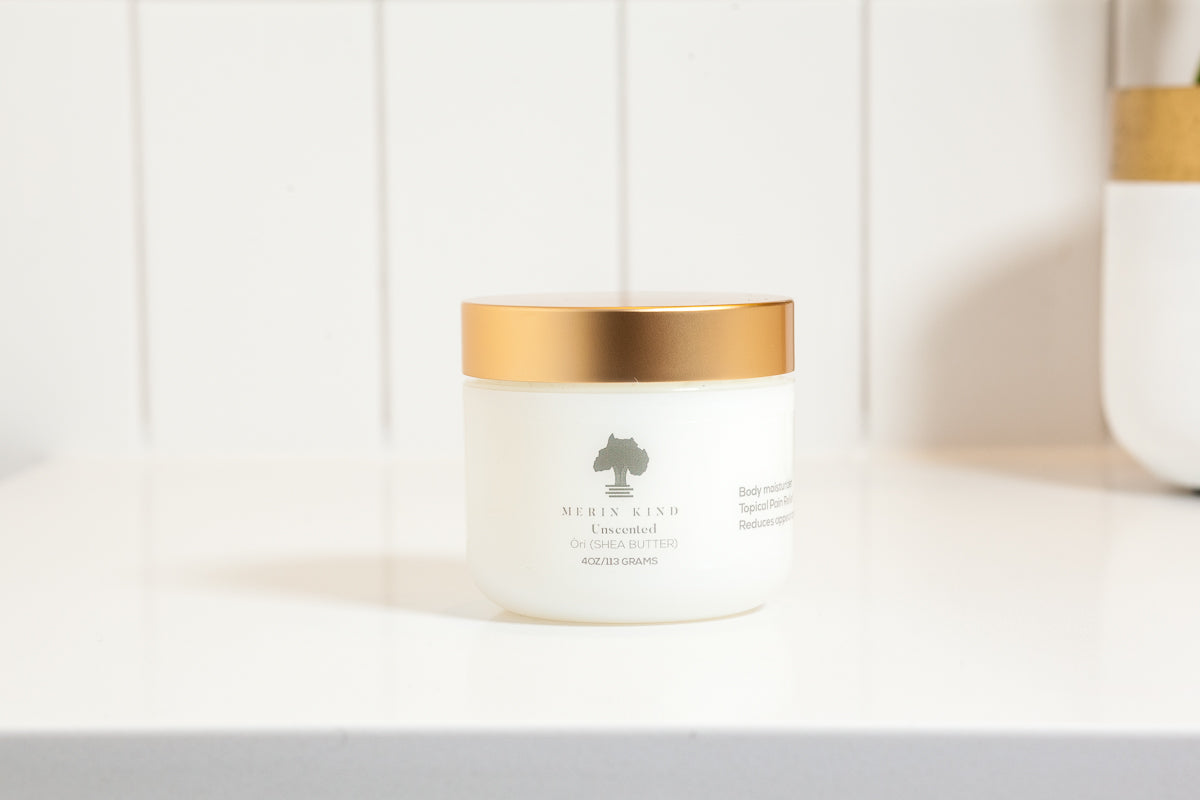 Unscented - Whipped African Shea Butter - Rich and Creamy Moisturizer for All Skin Types