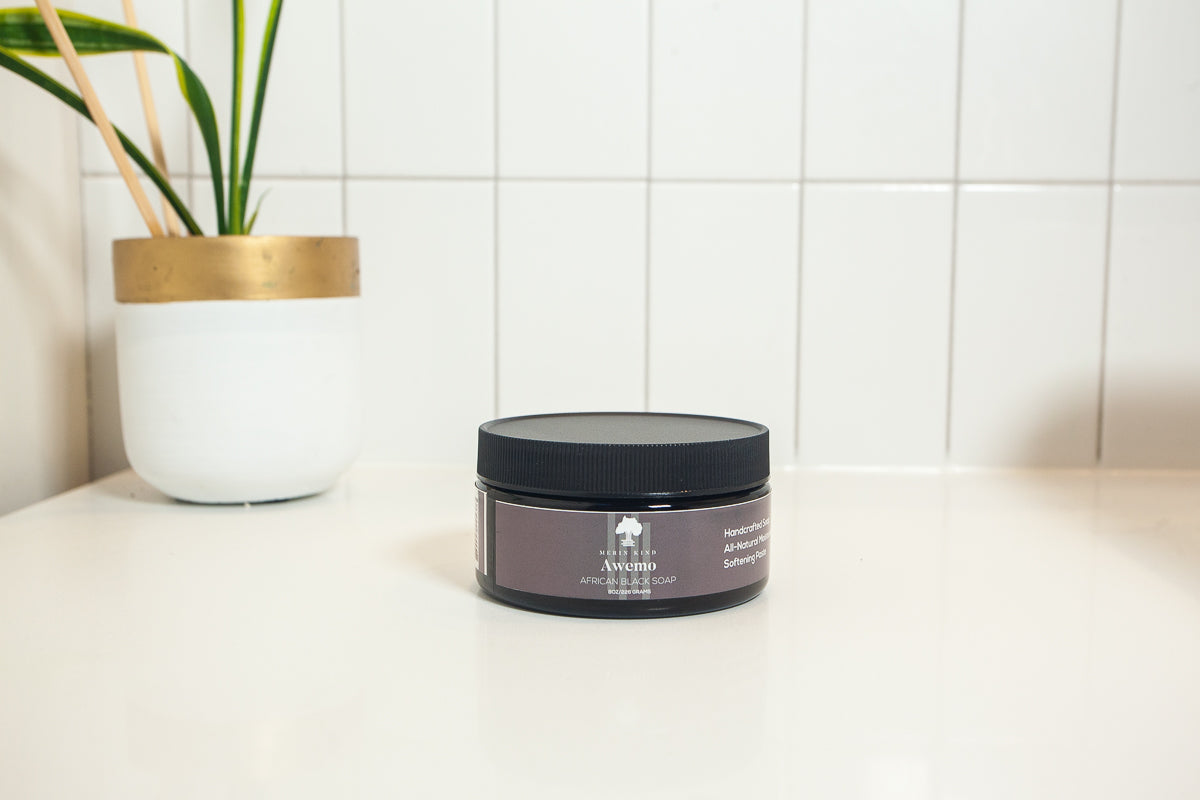 Awemo African Black Soap — Softening Shea-Enriched Cleanser
