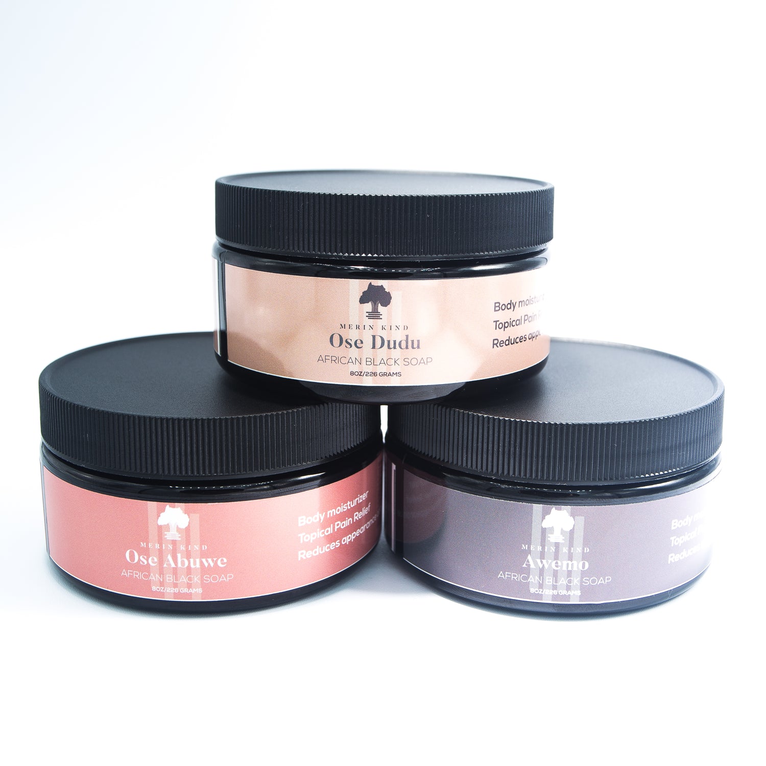 Ose Meta Premium African Black Soap - Gift Set