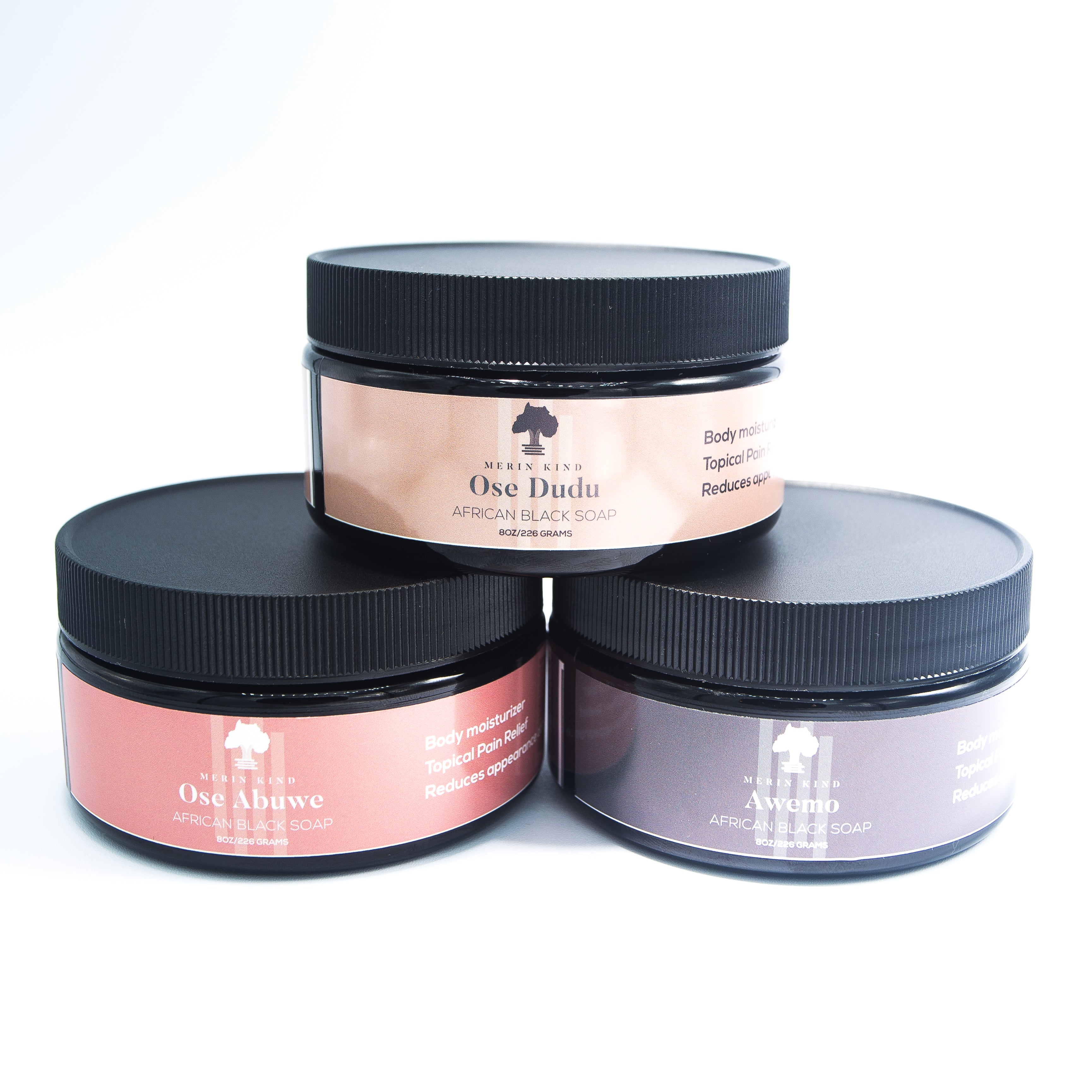 Ose Meta Premium African Black Soap - Gift Set
